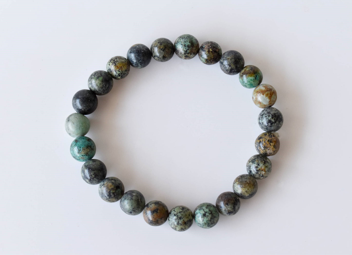 Soothing Crystals - African Turquoise Bracelet (Transformation and Love)