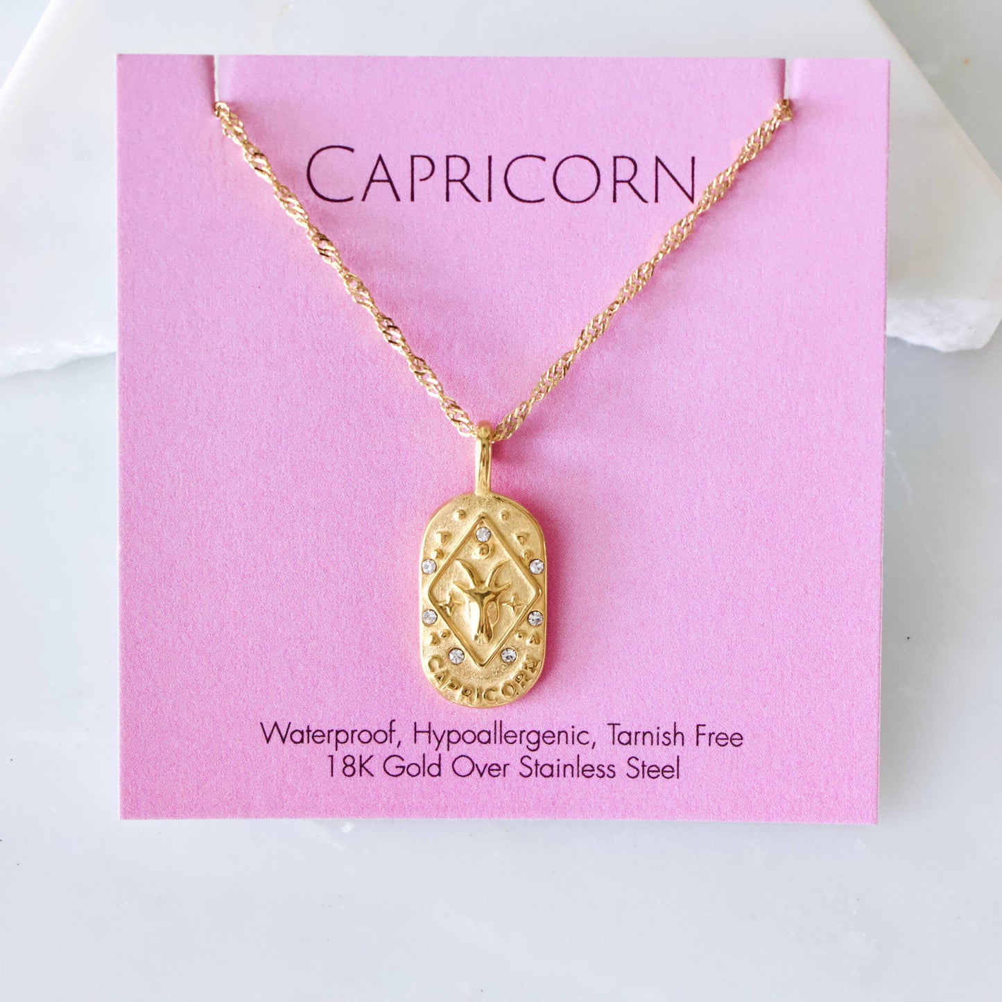 Mesa Blue - Zodiac Sign Necklaces - Waterproof
