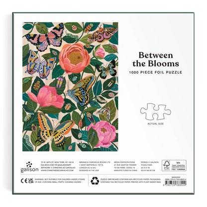 Chronicle Books - Between the Blooms 1000 Piece Foil Puzzle
