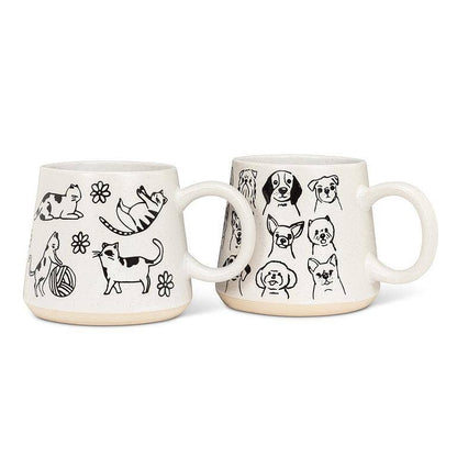 Abbott - Oversized Mug with Cats-4"H(17oz)