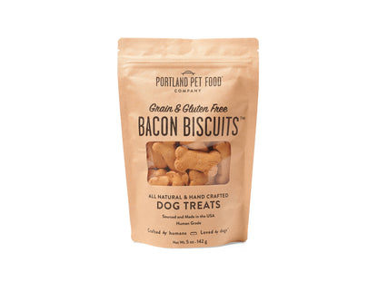 Portland Pet Food Company - Grain and Gluten Free Bacon Dog Biscuits