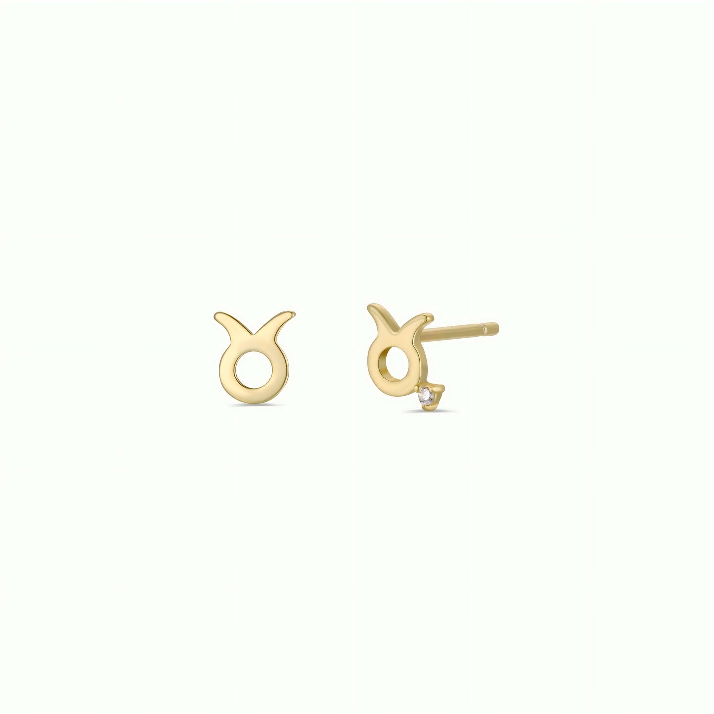 JaxKelly - Zodiac Gold Earrings - Taurus