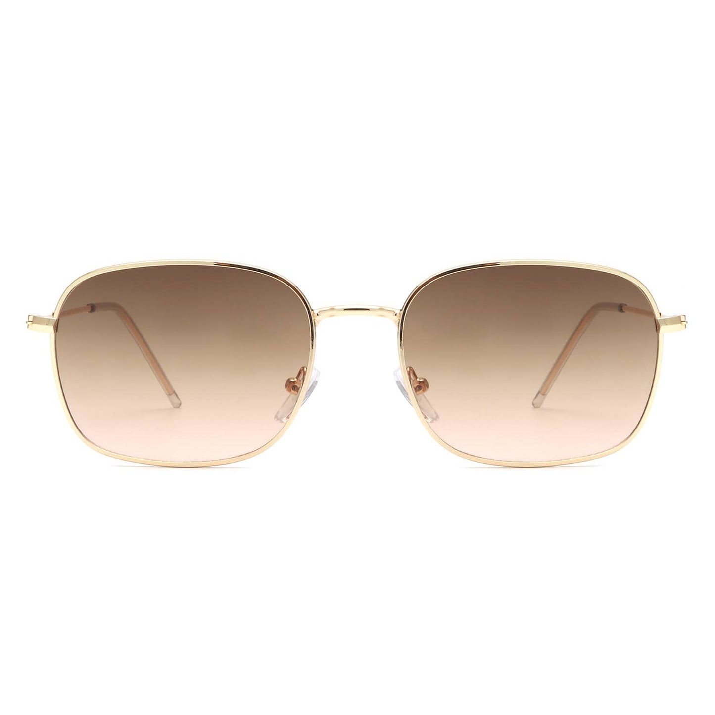 Cramilo Eyewear - Retro Square Flat Top Tinted Fashion Sunglasses
