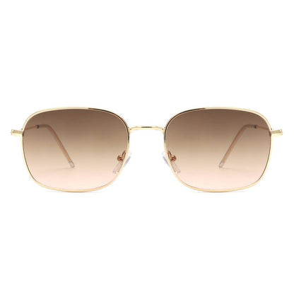 Cramilo Eyewear - Retro Square Flat Top Tinted Fashion Sunglasses