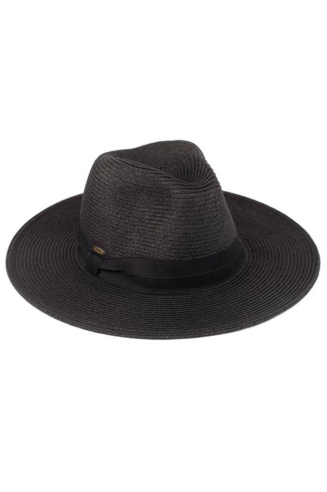 Hana - C.C Adjustable String Straw Hat