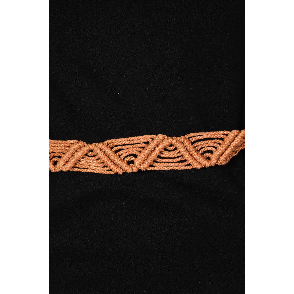 Collections by Fame Accessories - Rope Braided Fashion Belt