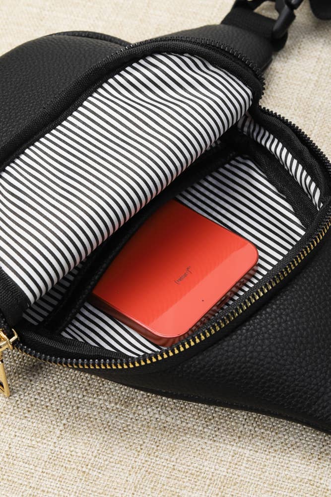Hana - Solid PU Sling Bag