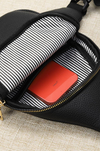 Hana - Solid PU Sling Bag