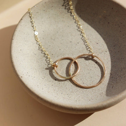 Token Jewelry - Unity Necklace in 14k Gold Fill or Sterling Silver 