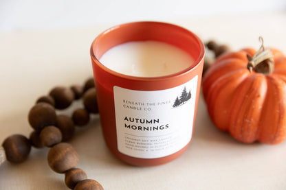 Beneath The Pines Candle Co. - Autumn Mornings: Coconut-Soy Candle