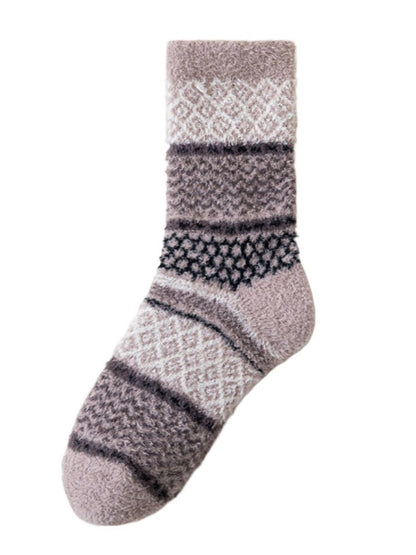 Funkyrel® Atzbranding Limited - Rufia - Cozy Fleece Thick Mid-Calf Socks