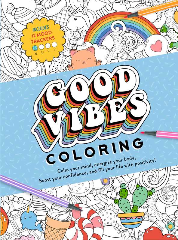 Simon & Schuster - Good Vibes Coloring by Editors of Thunder Bay Press