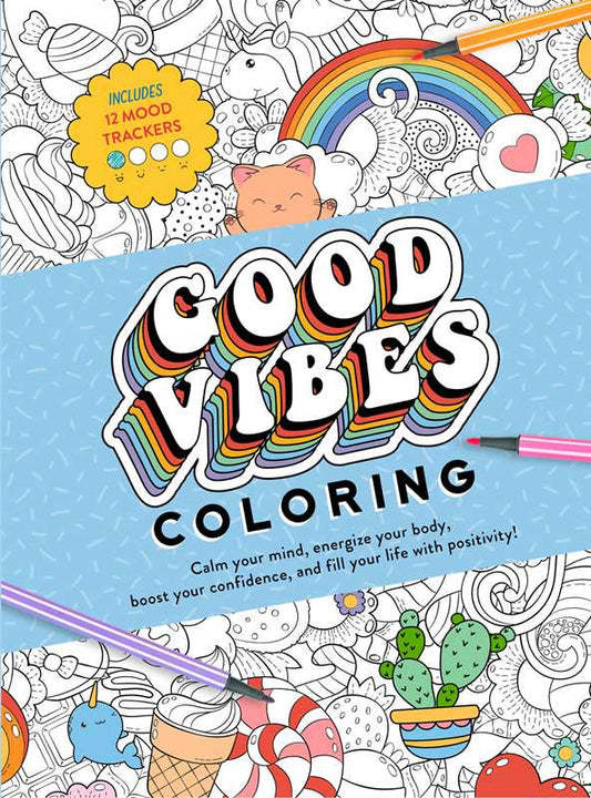 Simon & Schuster - Good Vibes Coloring by Editors of Thunder Bay Press