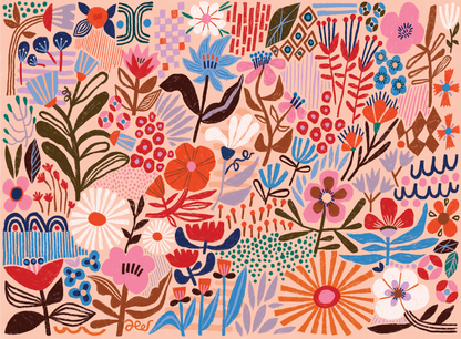 Puzzlefolk - Flower Power 1000 Piece Puzzle