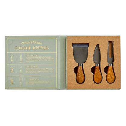 SBD103 Santa Barbara Design Studio by Creative Brands - Acacia Wood Handle Cheese Knives