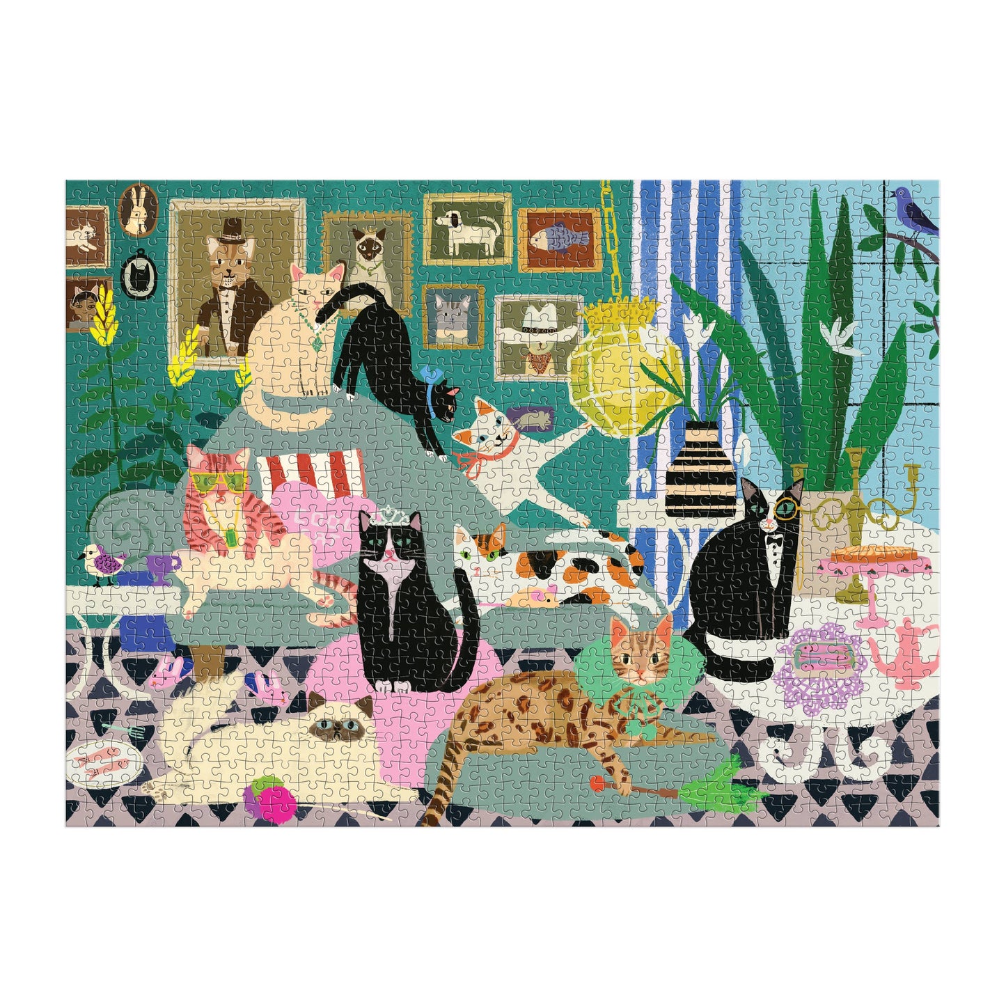 Chronicle Books - Glamour Cats 1000 Piece Puzzle