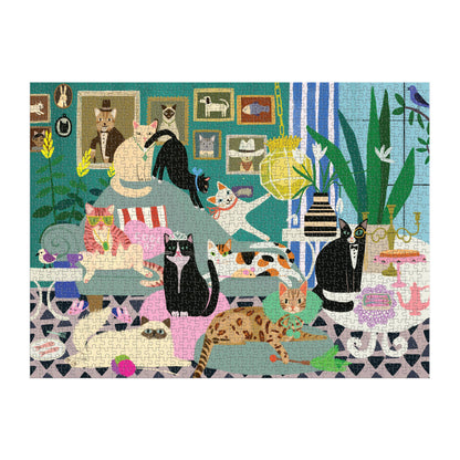 Chronicle Books - Glamour Cats 1000 Piece Puzzle