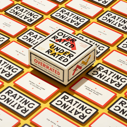 Chronicle Books - Brass Monkey Overrated / Underrated Social Game