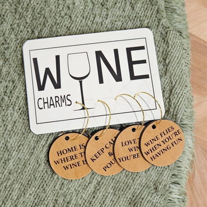 Lou Golden Designs - Keep Calm Wine Charms