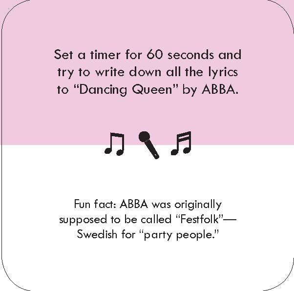 Chronicle Books - After Dinner Amusements: Song Connections