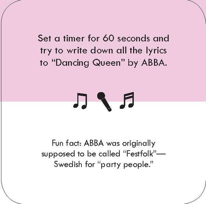 Chronicle Books - After Dinner Amusements: Song Connections