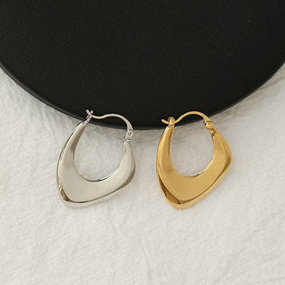 Dipped Shop - Geometric Simple Metal Earrings DPJE39