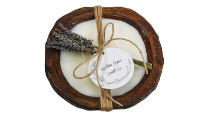 WGC104 Willow Grace Candle Co - Mini Round Dough Candle