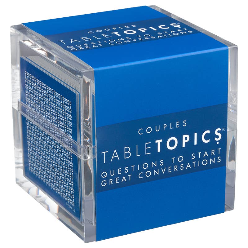 TableTopics - TABLETOPICS COUPLES - Conversation Starters for Deeper Convo
