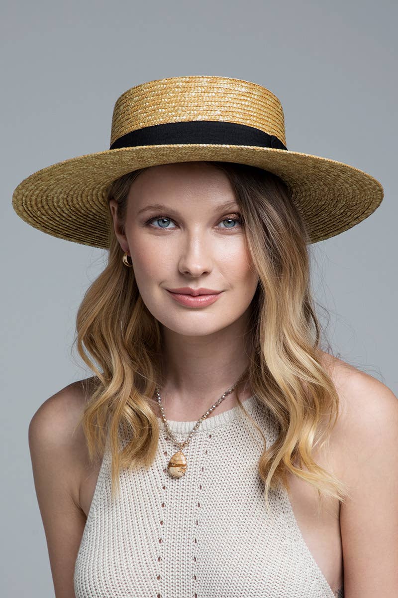 Urbanista - Wheat Straw Boater Hat