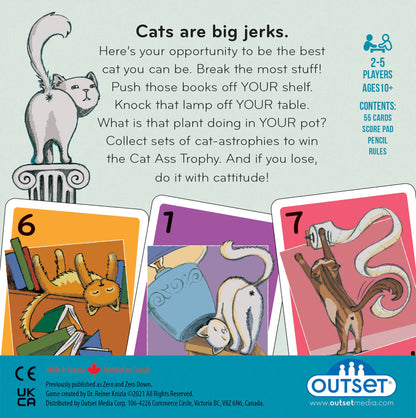 Outset Games and Cobble Hill Puzzles - Cat Ass Trophy 🐈🐾 – Be a Cat. Break Stuff. Earn the Glory.