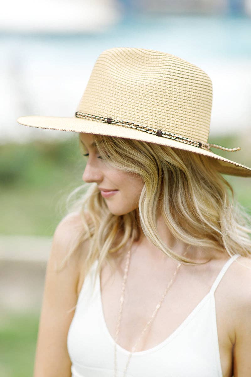 Urbanista - Braided Double Band Panama Hat