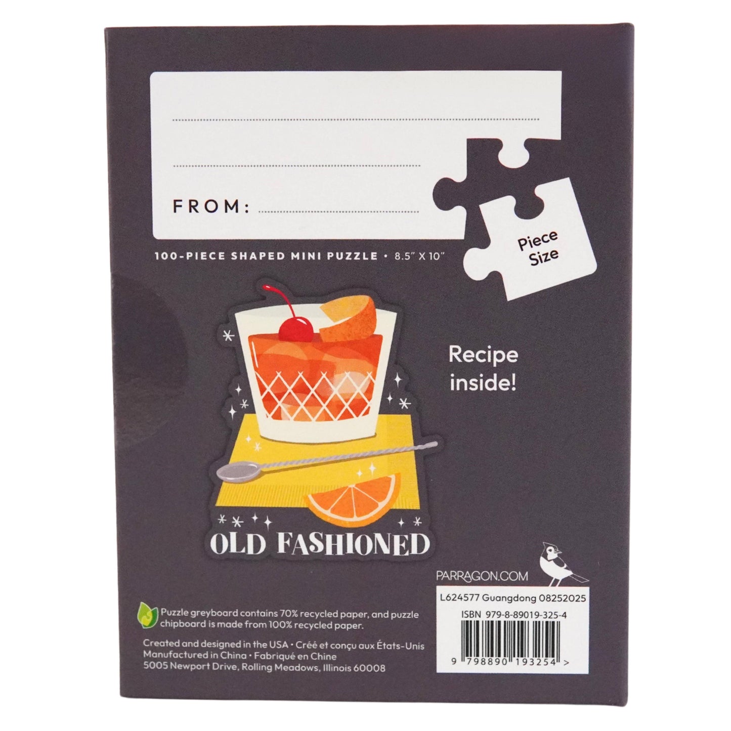 Cottage Door Press - The Art of Mixology™ Old Fashioned 100 Piece Puzzle