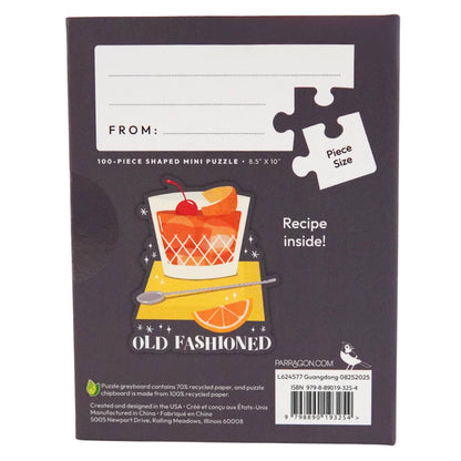 Cottage Door Press - The Art of Mixology™ Old Fashioned 100 Piece Puzzle