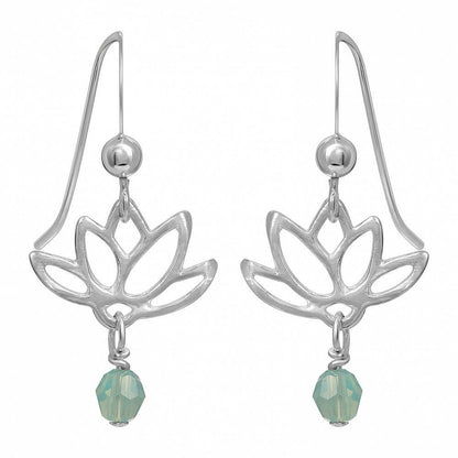 SD105 Sosie Designs - Lotus Blooms Earrings In Pacific Opal