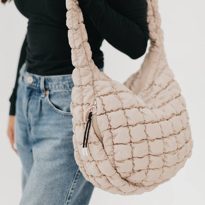 Pretty Simple - Carmen Quilted Hobo Tote Bag