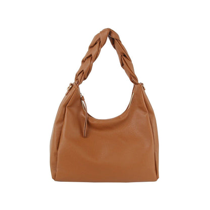 Handbag Factory Corp - Braided handle point hobo shoulder bag
