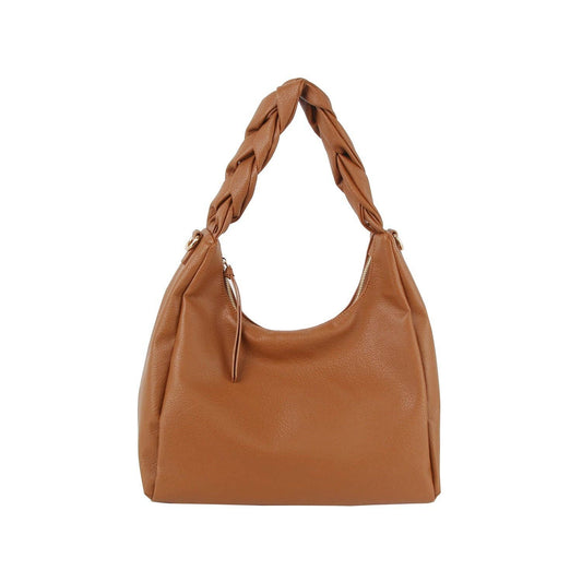 Handbag Factory Corp - Braided handle point hobo shoulder bag