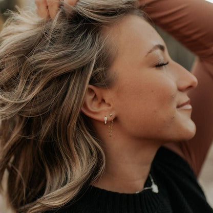Mauve Jewelry Co. - Ruth Pearl Hoops