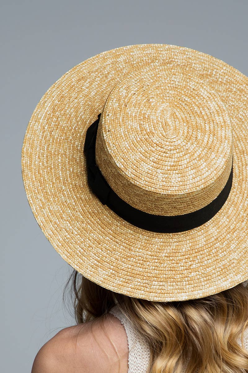 Urbanista - Wheat Straw Boater Hat
