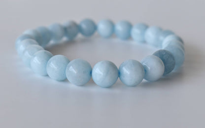 Soothing Crystals - Aquamarine  Bracelet (Protection and Anxiety Relief)