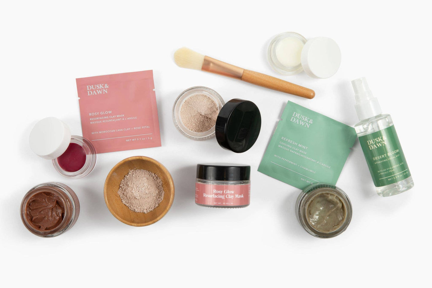 Giften Market - Rosy Glow Resurfacing Clay Mask - 1 Skincare Treatment Pouch