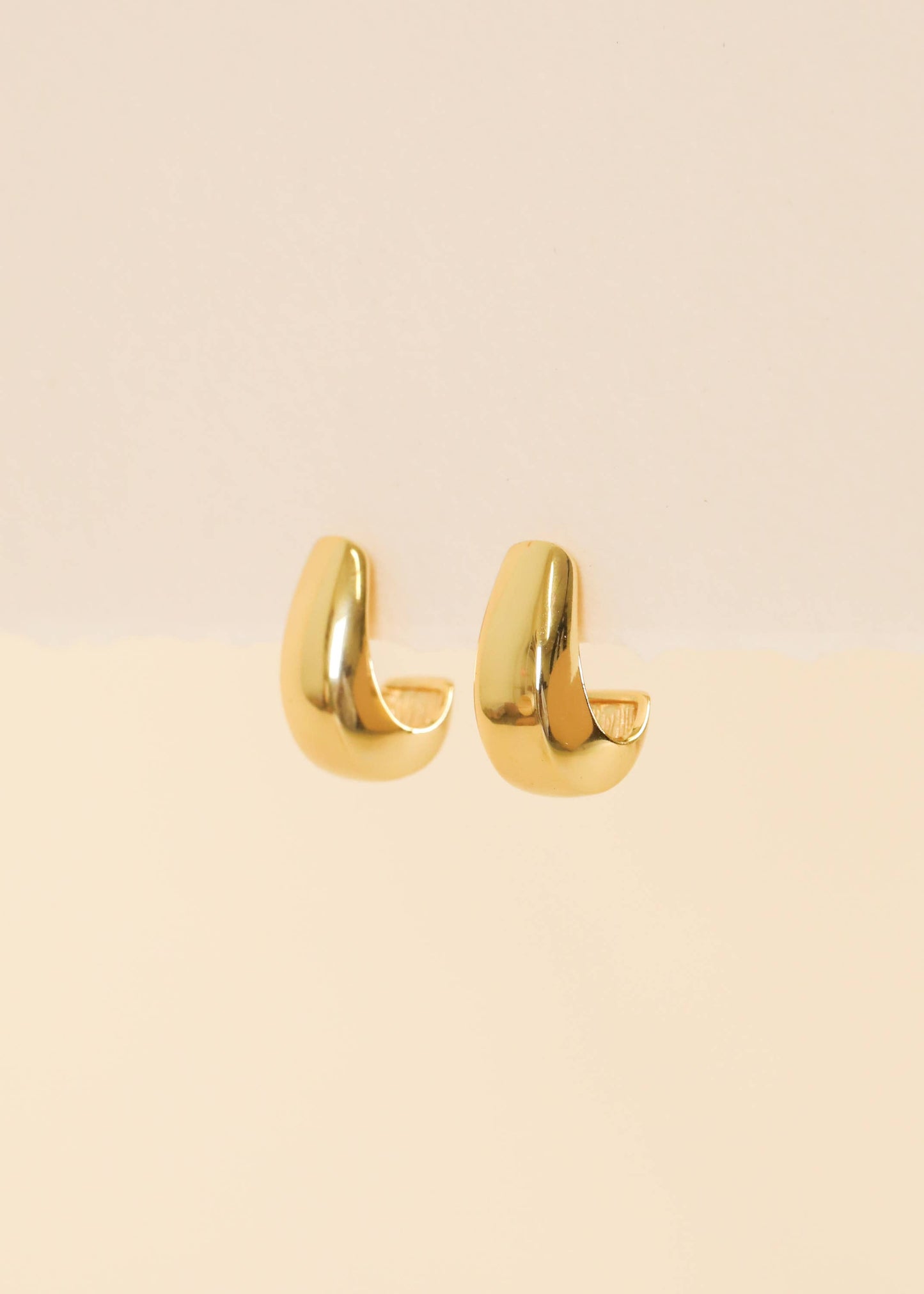 JaxKelly - Bold Drop - Gold Earrings