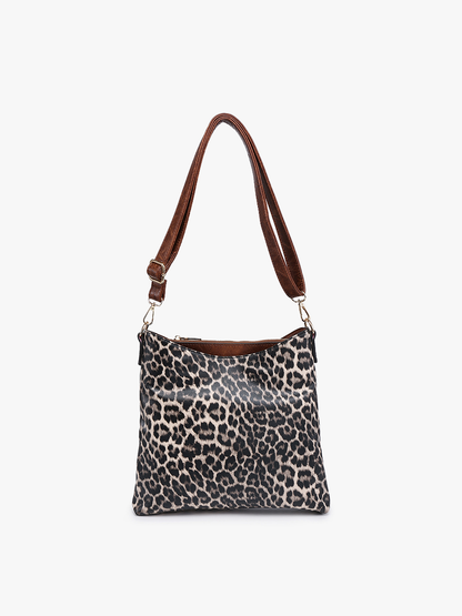 Jen & Co. - Emma 3 Compartment Crossbody w/ Snap Closure | M1765