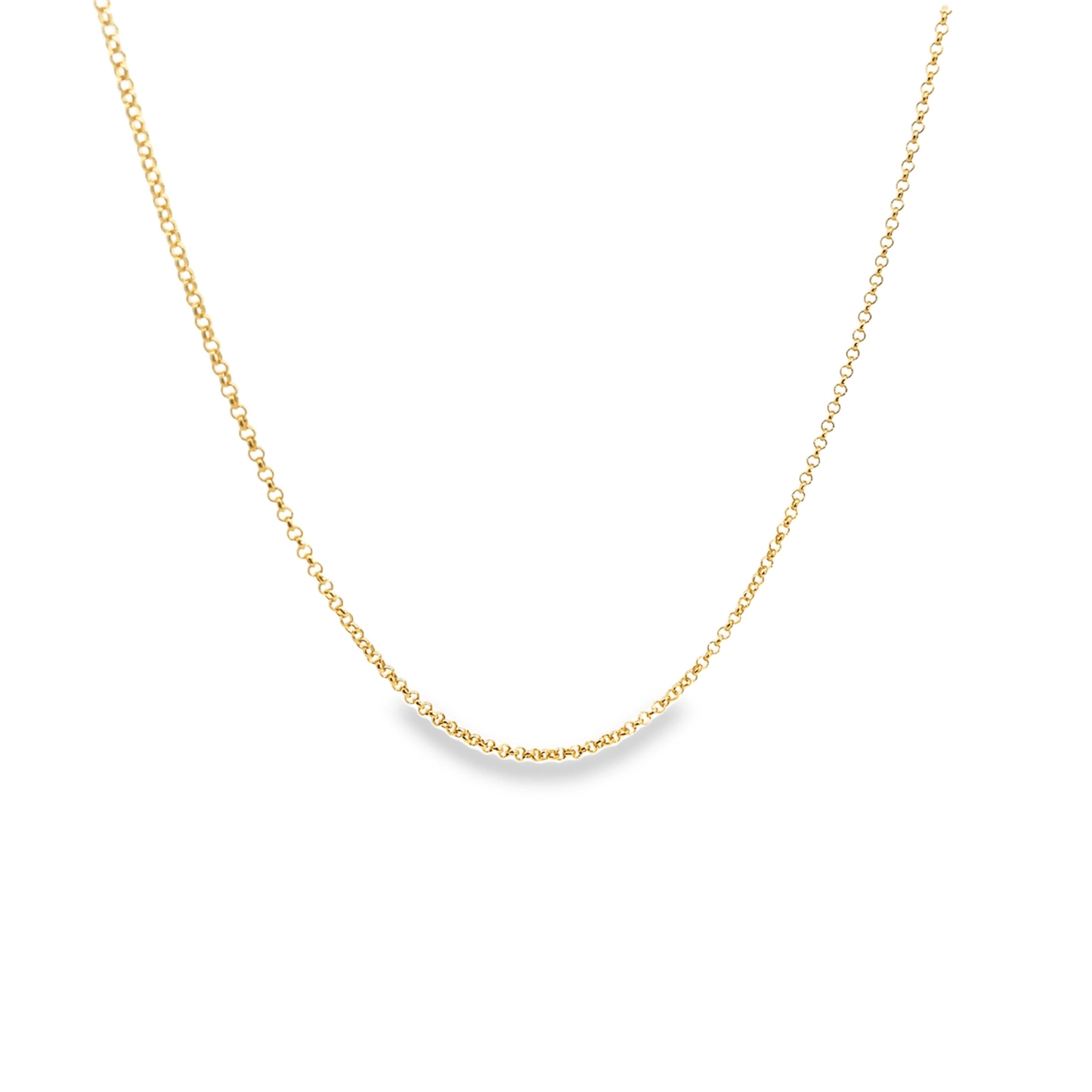 MIA Jewelry - Thin 1mm Rolo Chain Necklace (H247)