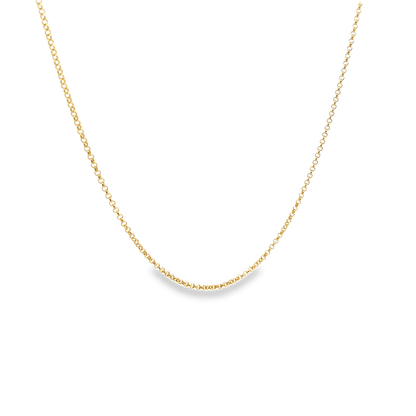 MIA Jewelry - Thin 1mm Rolo Chain Necklace (H247)