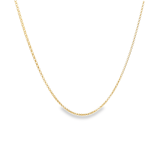 MIA Jewelry - Thin 1mm Rolo Chain Necklace (H247)