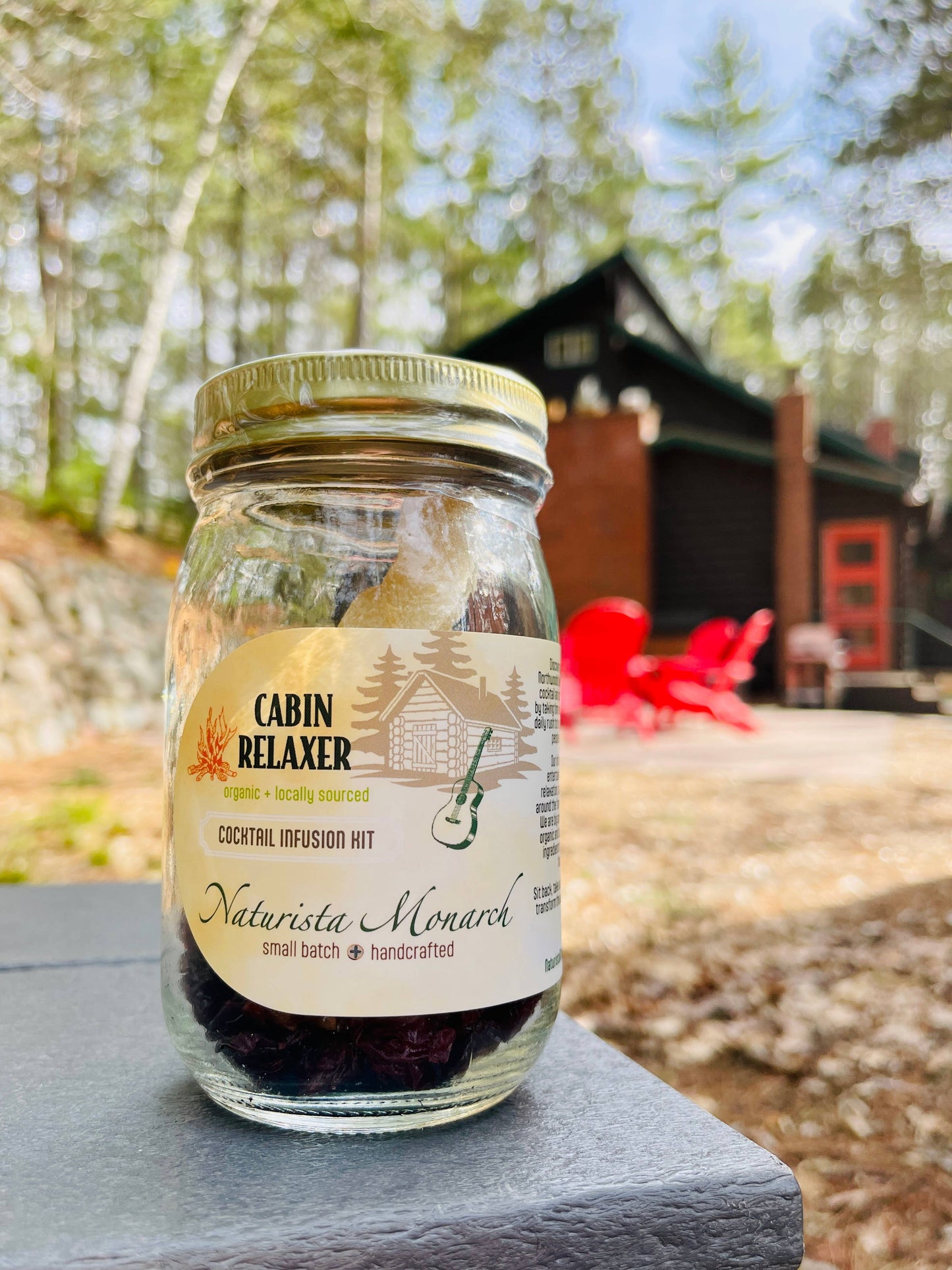 Naturista Monarch - Cabin Relaxer - Cocktail Kit - Organic and Local Ingredients
