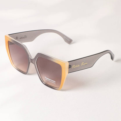 Fashion City - Oversized Square Cat Eye Chunky Sunglasses