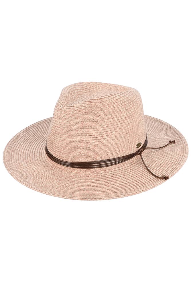 Hana - C.C String Trim Band Panama Sun Hat