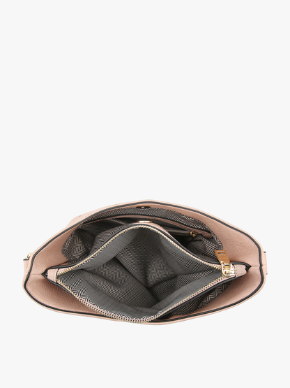 Jen & Co. - Emma 3 Compartment Crossbody w/ Snap Closure | M1765